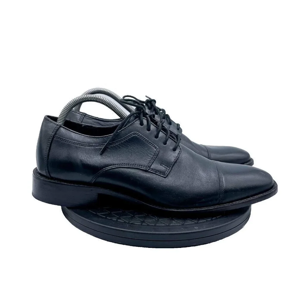 J Murphy by Johnston & Murphy Oxfords Dress Shoes Mens Size 9M Black Leather
